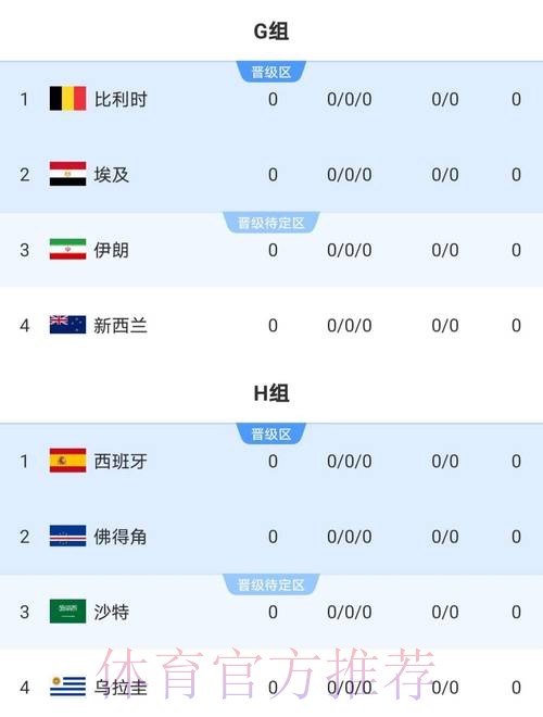 2026年世界杯比分全解析